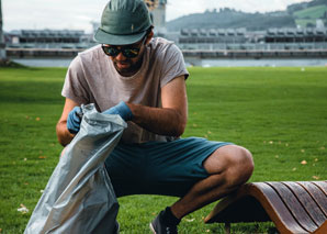 Clean-up-Aktion in Bern