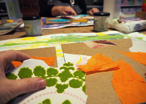 Collage-Workshop als Teamevent