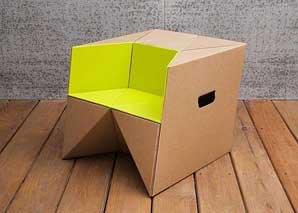 Cardboard furniture design workshop