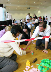 Domino workshop for team building or just for fun