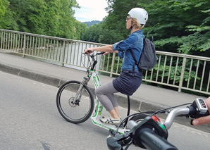 Voyage en scooter électrique Emmental