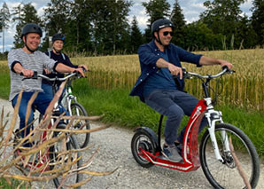 Electric scooter trip Emmental