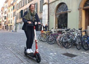 E-scooter Fun in Swiss cities