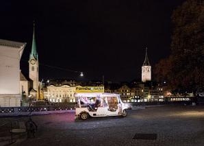 Tuktuk-Rundfahrt durch Zürich