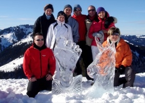 Eisschnitzen für Teams