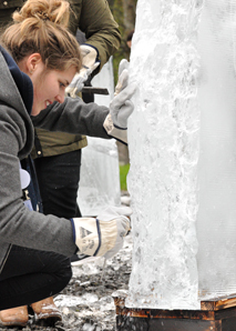 Ice sculpture workshop