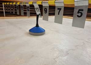 Curling in the monastery