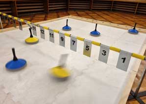 Curling in the monastery