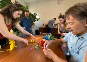 Atelier d'équipe pour des solutions créatives dans le travail quotidien