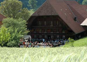 Journée aventure avec jeux en équipes dans l'Emmental