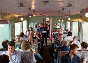 Manger dans le train excursion de groupe neuchâtel