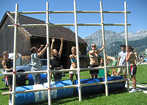 Raft building