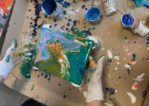 Teamworkshop «Fluid Art erleben»