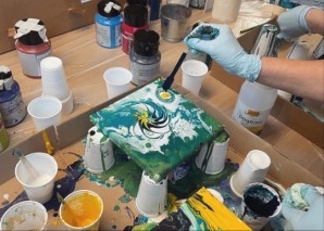 Teamworkshop «Fluid Art erleben»