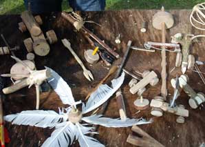 Atelier de sculpture au couteau de poche