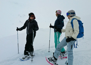 Schneeschuhtour zum Fondueplausch im Iglu