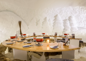 Schneeschuhtour zum Fondueplausch im Iglu