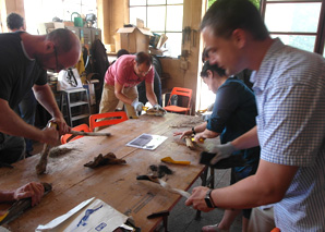 Working with driftwood