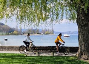 Tour guidé en E-Bike au bord du magnifique lac Inférieur