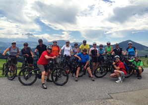 E-Mountain-Bike-Plausch für Gruppen