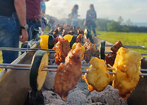 Guided hike with barbecue