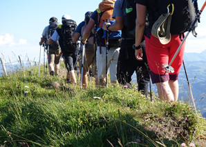 Randonnée guidée de suonen dans le Valais