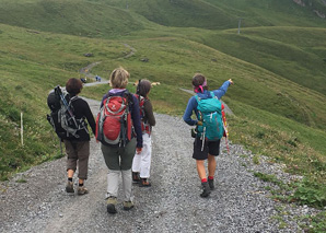 Guided suonen hike in the Valais