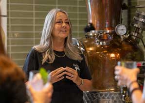 Gin distillery tour