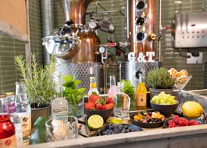 Gin distillery tour