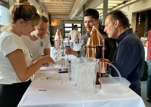 Distillation de gin - Atelier