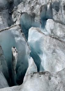 Trekking sur des glaciers
