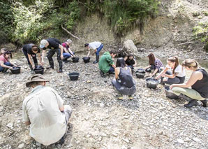 Gold panning - the adventure in nature