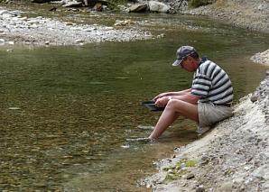 Pratiquer de l'orpaillage dans la région du Napf