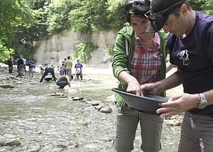 Pratiquer de l'orpaillage dans la région du Napf