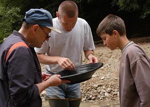 Pratiquer de l'orpaillage dans la région du Napf