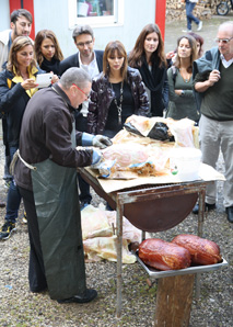 A gourmet parcours at the asphalt mines of Travers