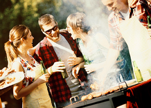 Atelier barbecue avec un grilleur professionnel