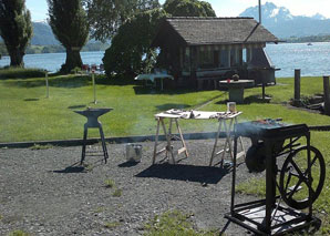 Grillspiesse schmieden in der ganzen Schweiz