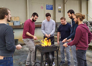 Barbecue skewer forging whole Switzerland