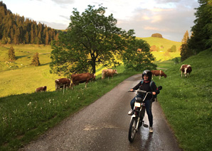 Tour en moto à travers l'Emmental