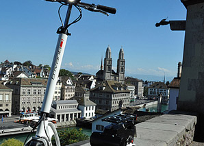 Tour en trottinette électrique au Lac de Greifen