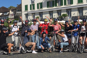 Tour en trottinette électrique au Lac de Greifen