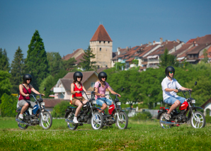 Tour en moto près du lac de Morat - au Pays des Trois-Lacs