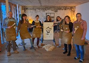 Wooden spoon carving in Engelberg