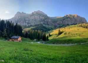 Fun in a mountain hut in Central Switzerland