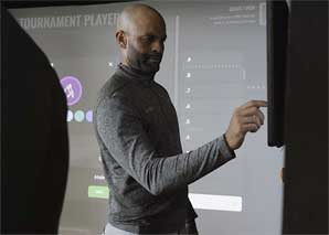 Indoor golf on the biggest screens in Switzerland