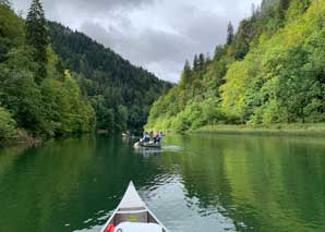 Wandern und Kanufahren im Regionalpark Doubs