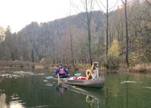 Hiking and canoeing in the Doubs Regional Park