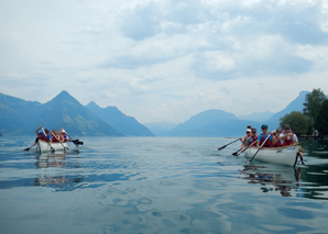 Paddling in a team