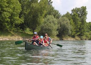 Excursion guidée en canoë - le plaisir sur l'eau